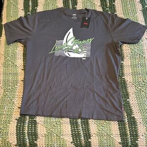 Levi's Charcoal Tee with Green Graphic